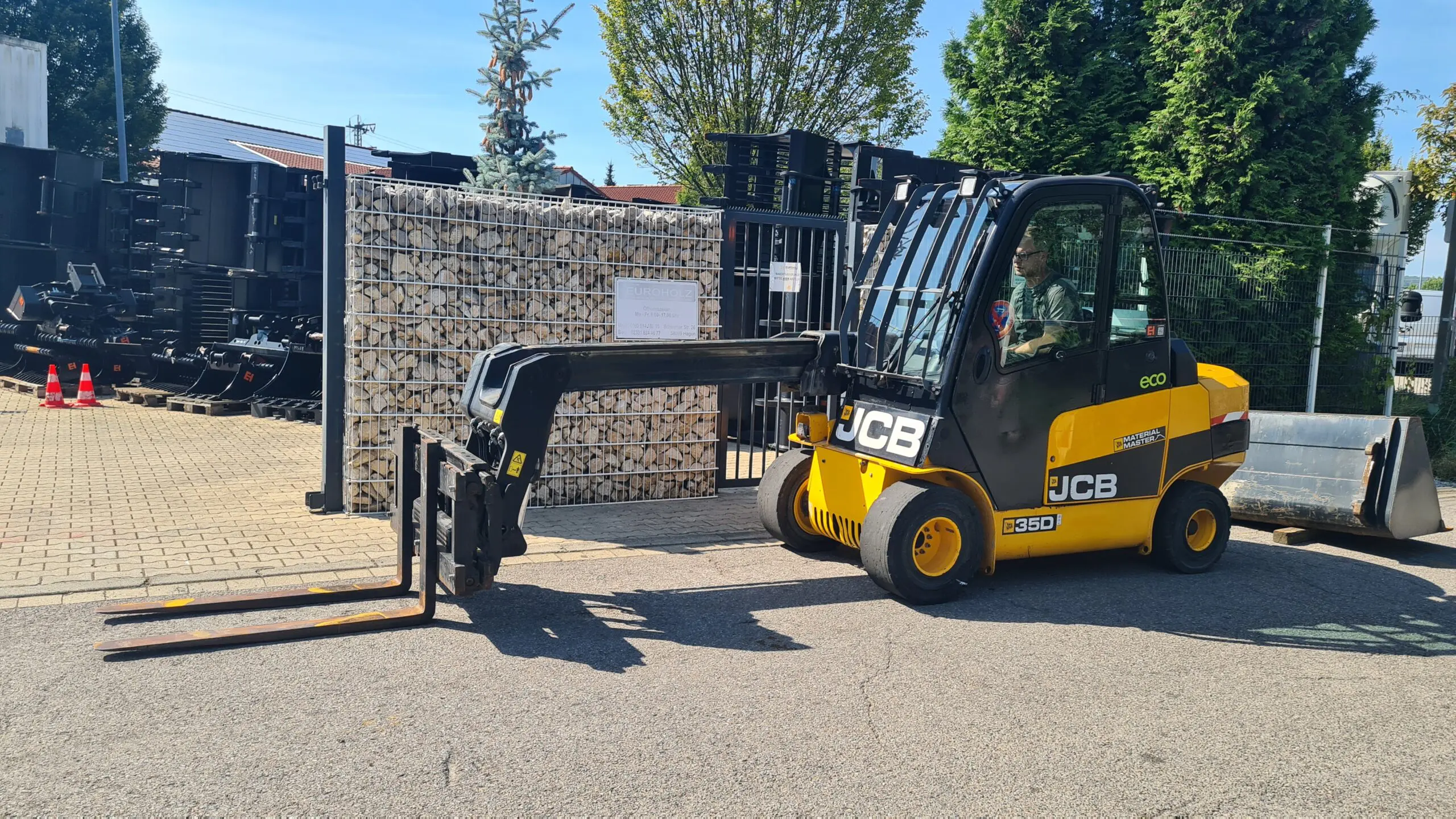 Teleskopstapler JCB TLT 35D, Teletruk mit hydraulischem Seitenschieber, Zusatzhydraulik und 5 m Hubhöhe