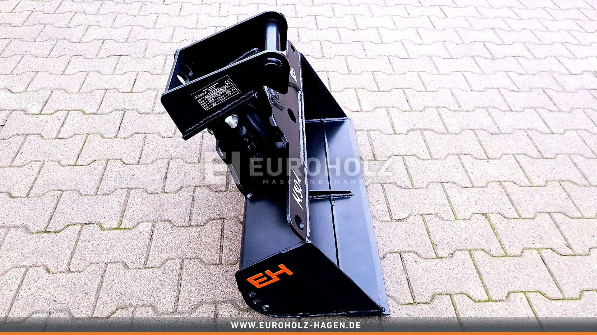 Hydraulic ditch cleaning bucket suitable for Lehnhoff MS01 / 800 mm / cat. 1K / with load holding valve