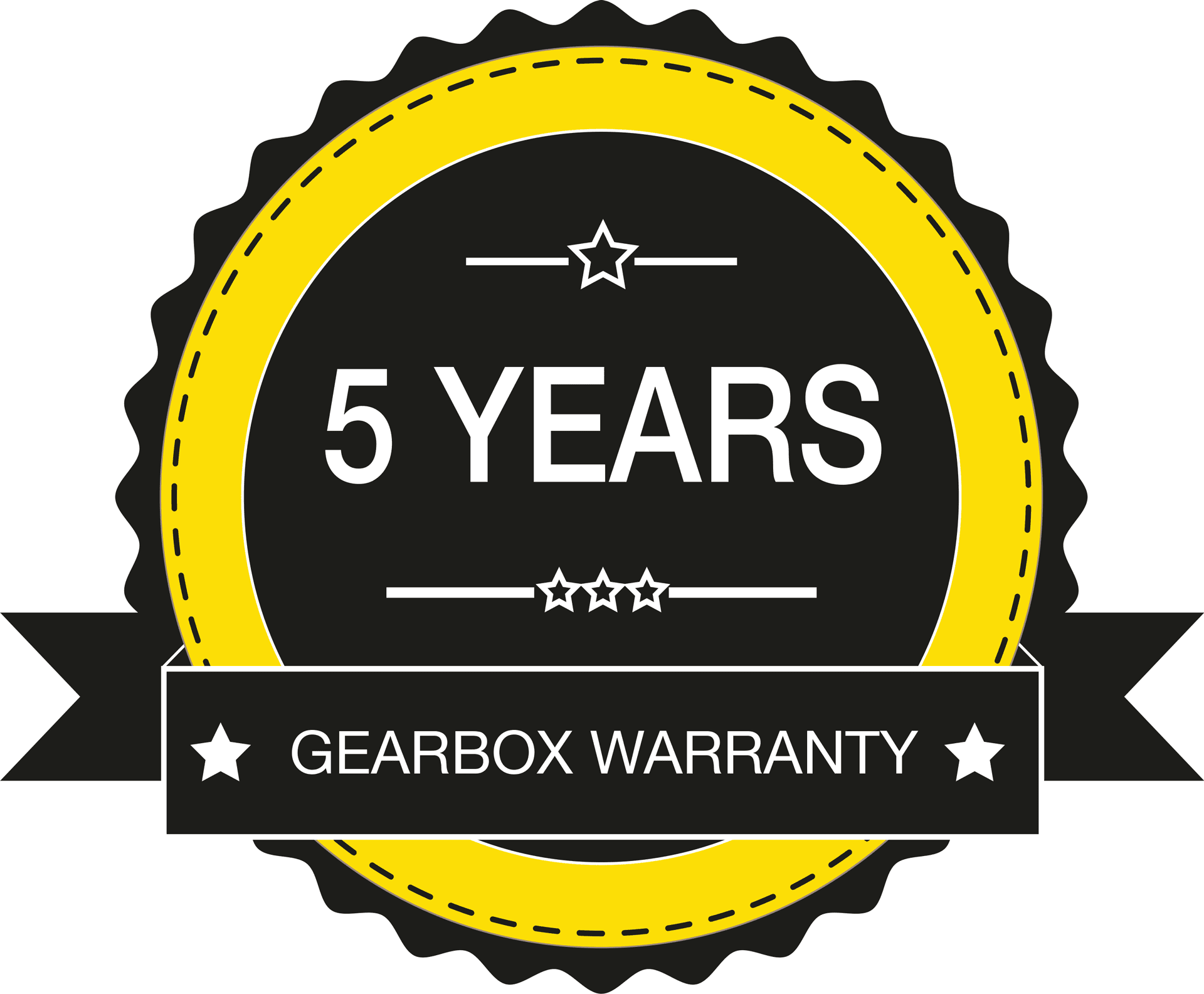 Digga 5 years gearbox warranty