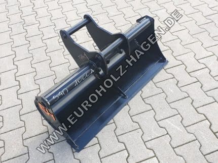 Grabenräumlöffel passend für Volvo S40 1000 mm Symlock EH euroholz Bagger Löffel Schaufel