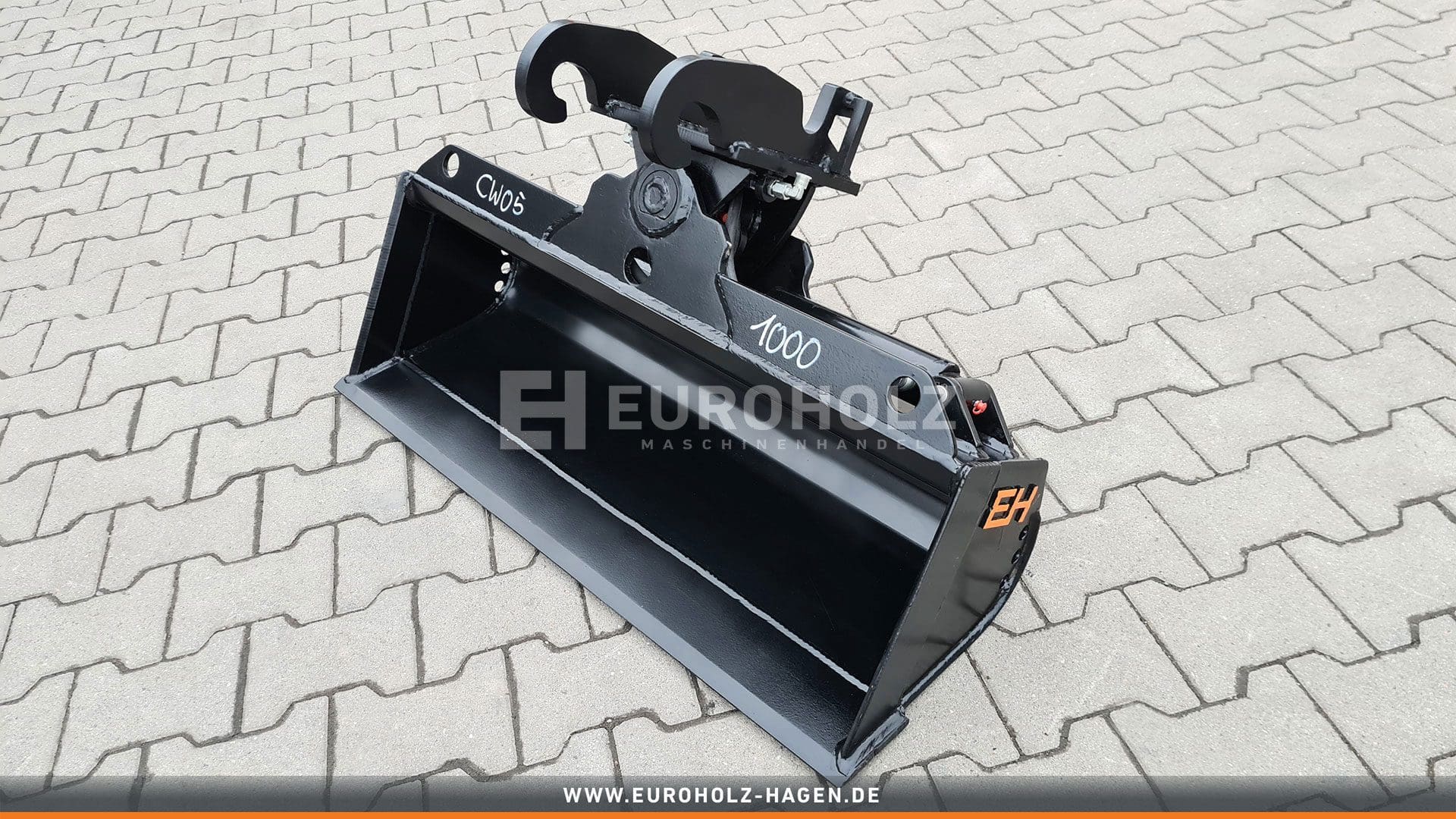 Hydraulic ditch cleaning bucket suitable for Verachtert CW05 / 1000 mm / with load holding valve