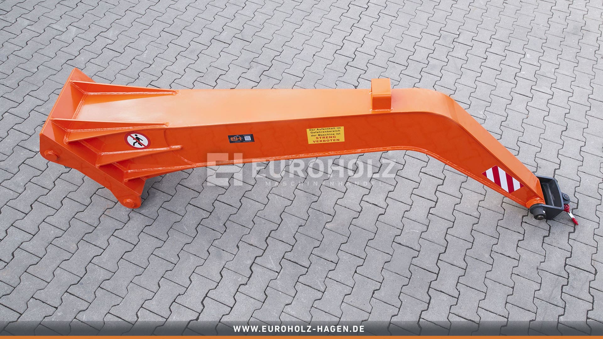 Stick extension `Gooseneck` OilQuick OQ65 / 2500 mm / with load hook
