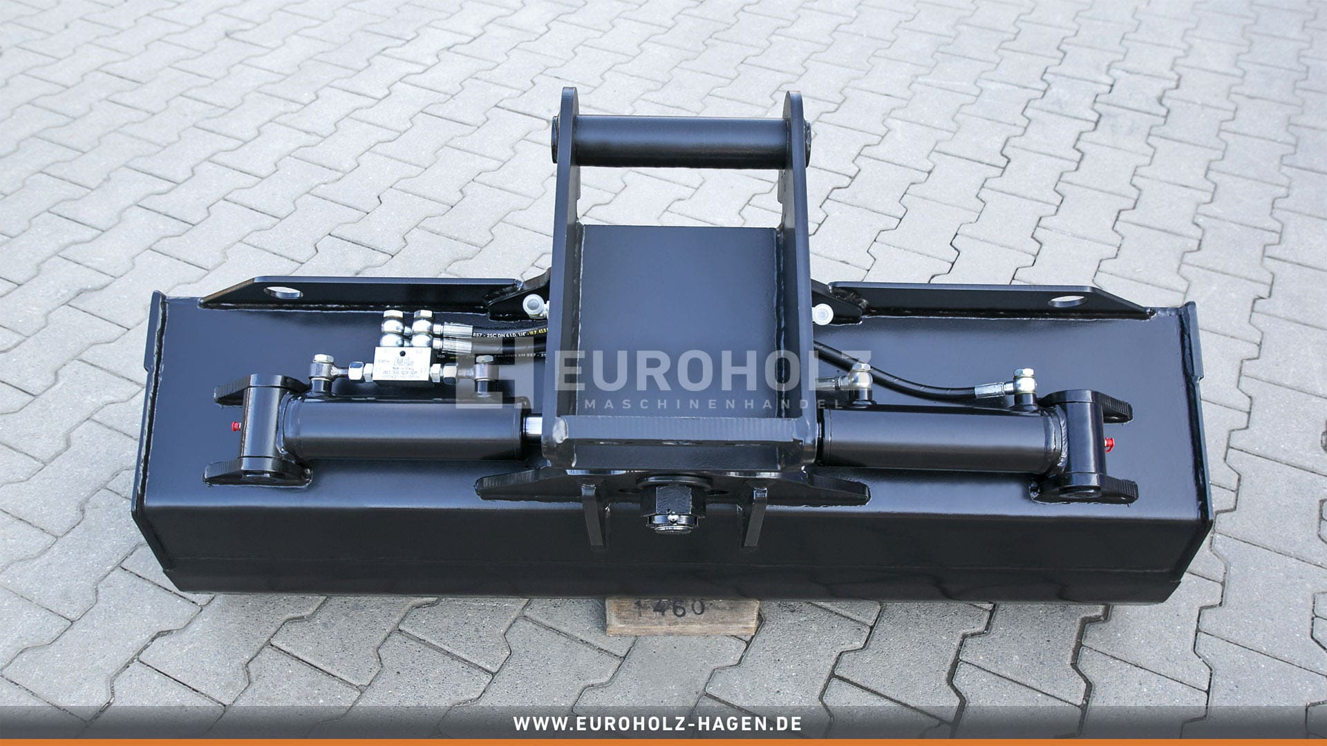 Hydraulic ditch cleaning bucket suitable for Lehnhoff MS03 / 1300 mm / cat. 4K / with load holding valve