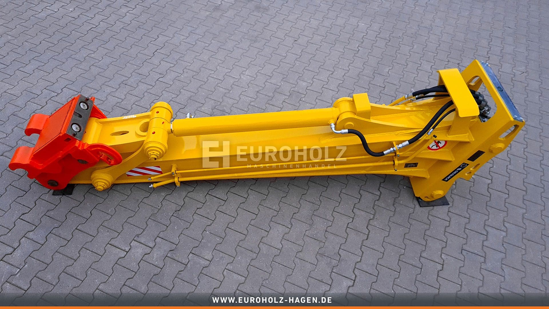 Stick extension OilQuick OQ70/55 / 3000 mm / cat. 3G / with quick coupler Lehnhoff MS21 / with extra hydraulic line