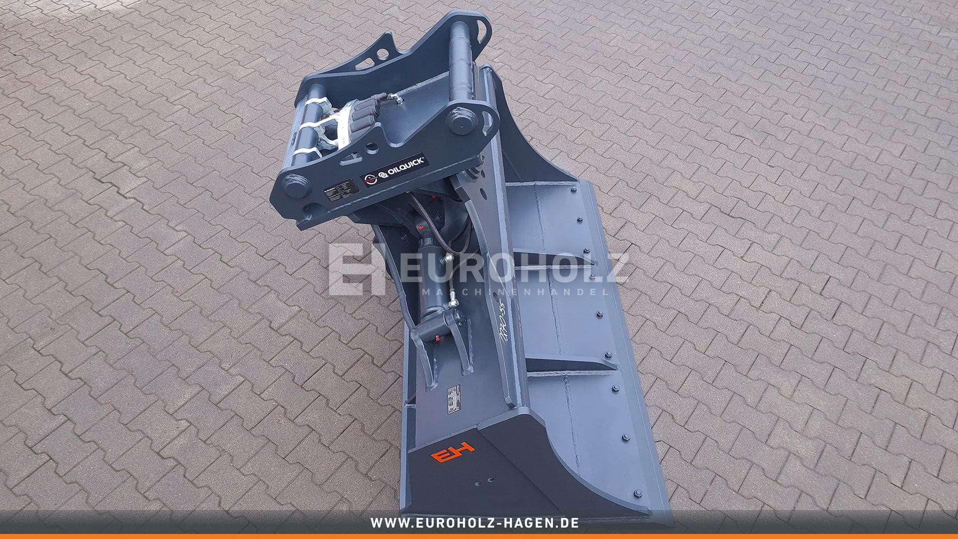 Hydraulic ditch cleaning bucket OilQuick OQ70-55 / 2000 mm / cat. 6G / with bolt-on cutting edge