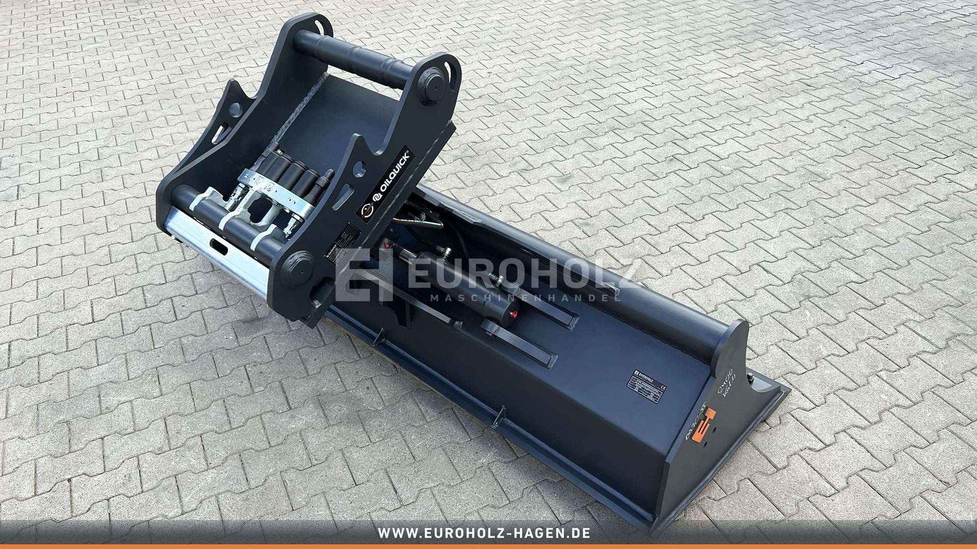 Hydraulic ditch cleaning bucket suitable for OilQuick OQ70/55 / 2400 mm / cat. 4G / with bolt-on cutting edge