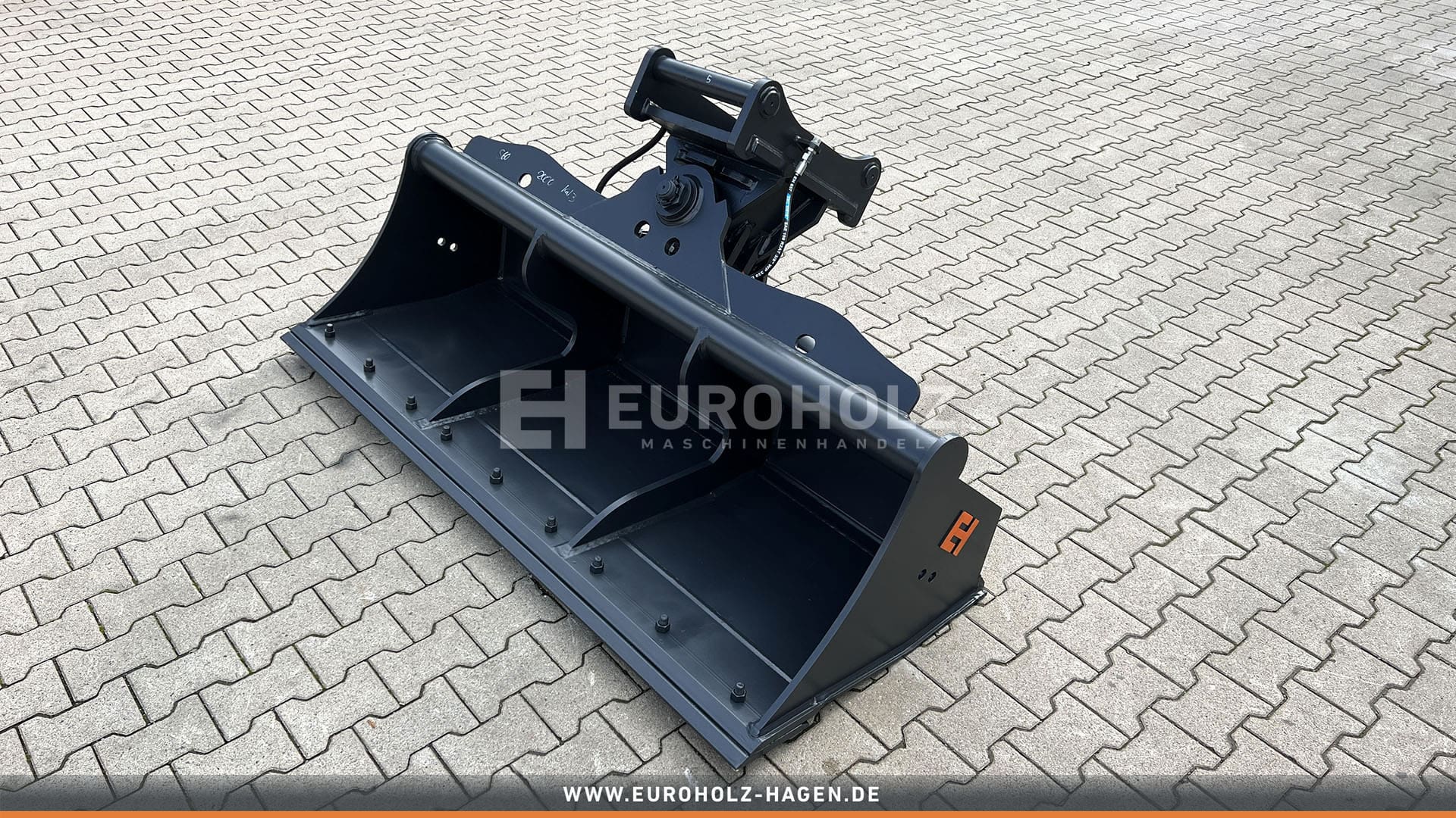 Hydraulic ditch cleaning bucket suitable for Volvo S60 / 2000 mm / cat. 3G / with bolt-on cutting edge
